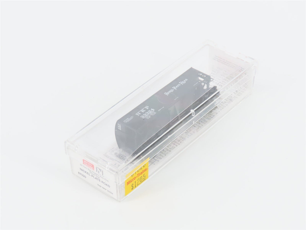 N Scale Micro-Trains MTL 87020 NKP Nickel Plate Road 2-Bay Hopper #33324
