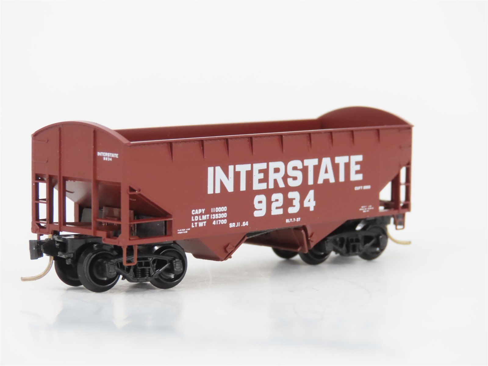 N Scale Micro-Trains MTL 87010 Interstate 33' 2-Bay Hopper #9234