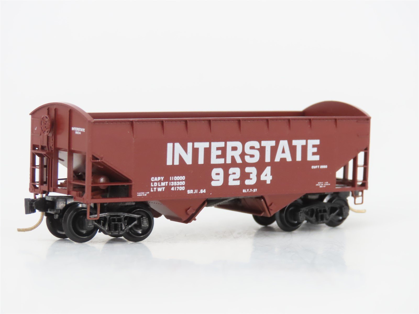N Scale Micro-Trains MTL 87010 Interstate 33' 2-Bay Hopper #9234