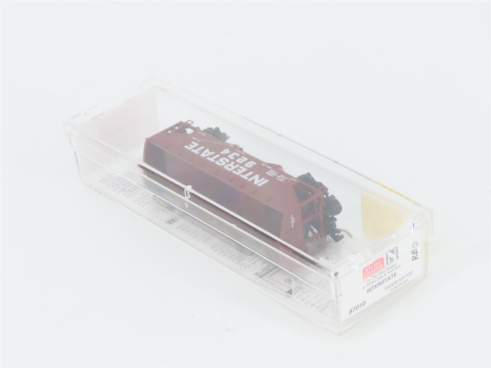 N Scale Micro-Trains MTL 87010 Interstate 33' 2-Bay Hopper #9234