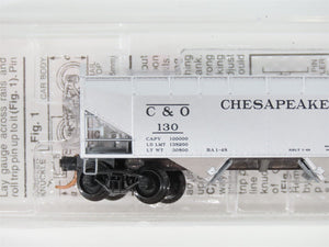 N Scale Micro-Trains MTL 86030 C&O Chesapeake & Ohio 33' 2-Bay Hopper #130