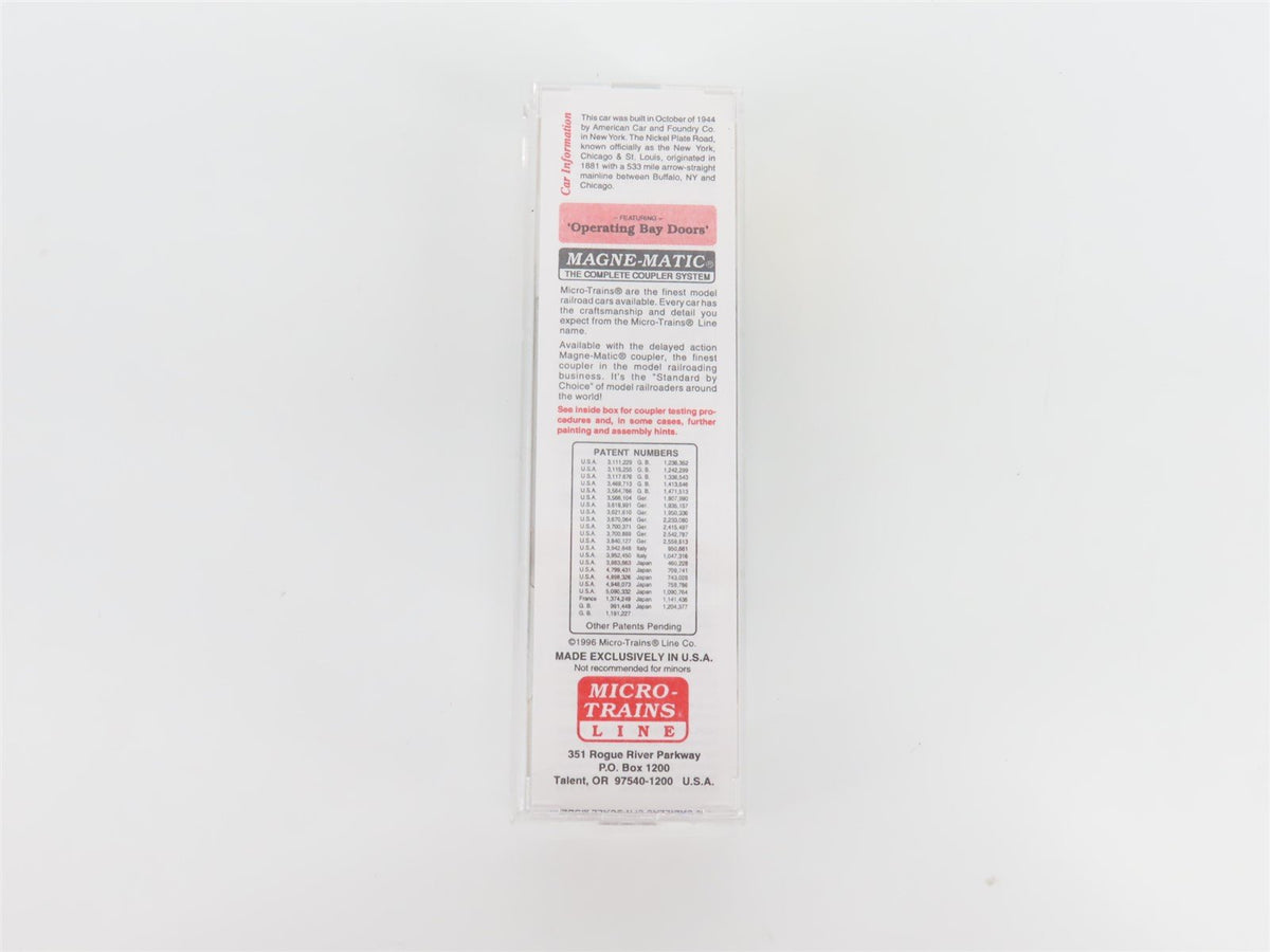 N Scale Micro-Trains MTL 86020 NKP Nickel Plate Road 33&#39; 2-Bay Hopper #33799