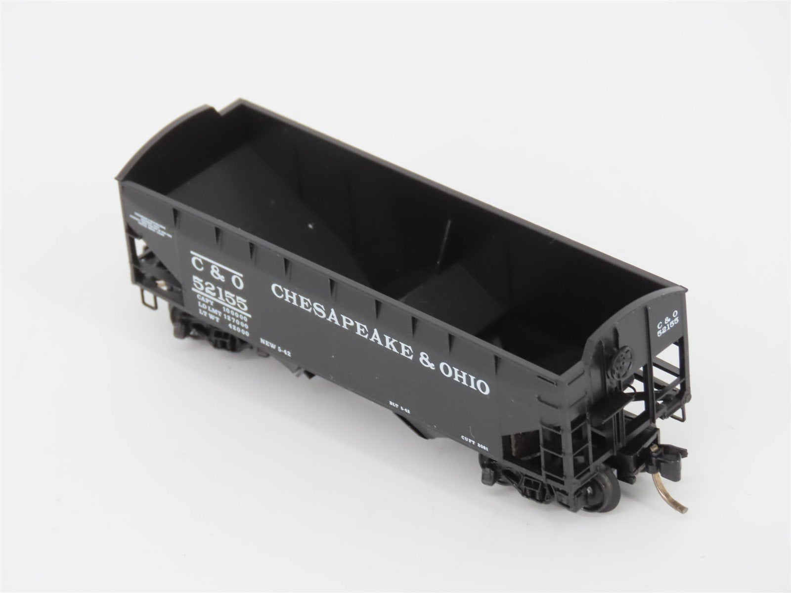 N Scale Micro-Trains MTL 86010 C&O Chesapeake & Ohio 33' 2-Bay Hopper #52155