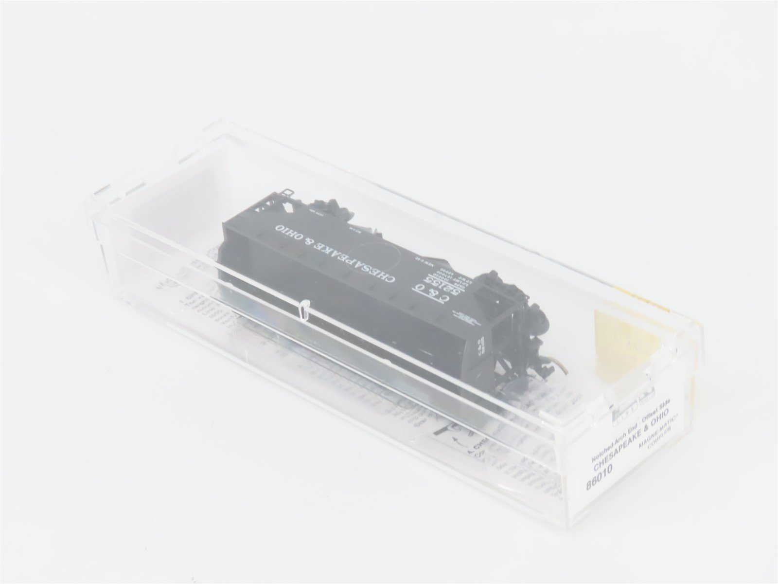 N Scale Micro-Trains MTL 86010 C&O Chesapeake & Ohio 33' 2-Bay Hopper #52155