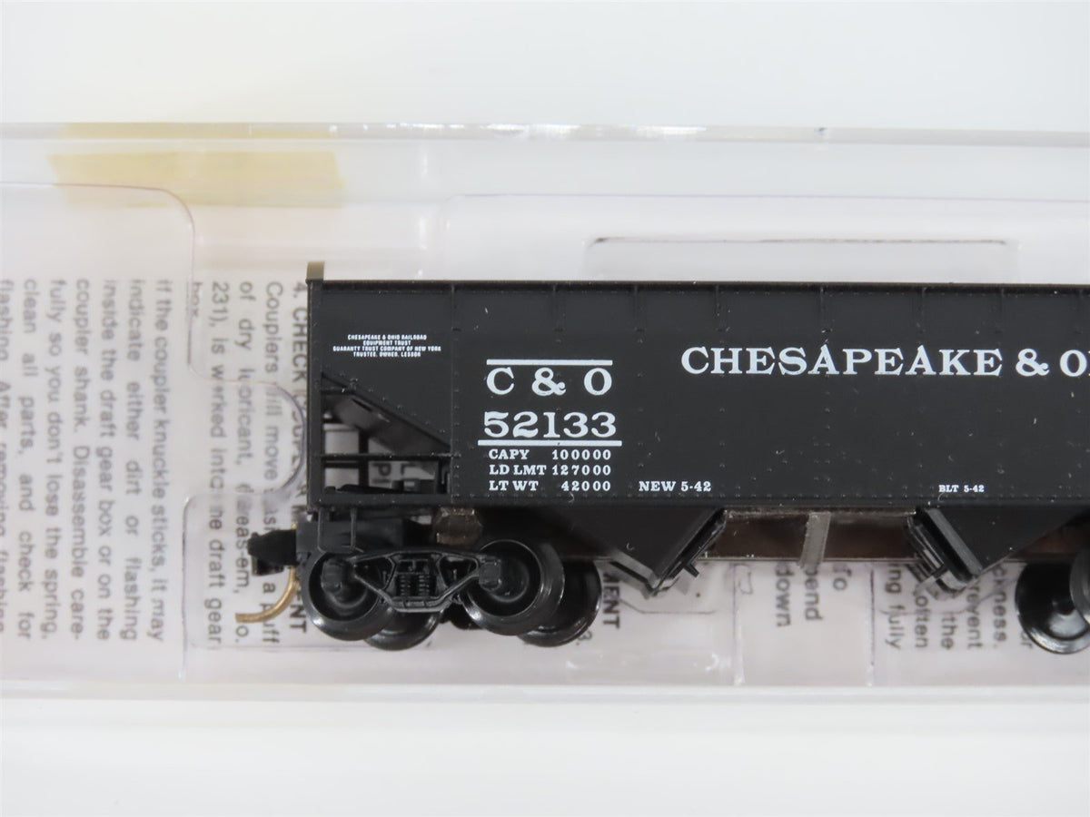 N Scale Micro-Trains MTL 86010 C&amp;O Chesapeake &amp; Ohio 33&#39; 2 Bay Hopper #52133