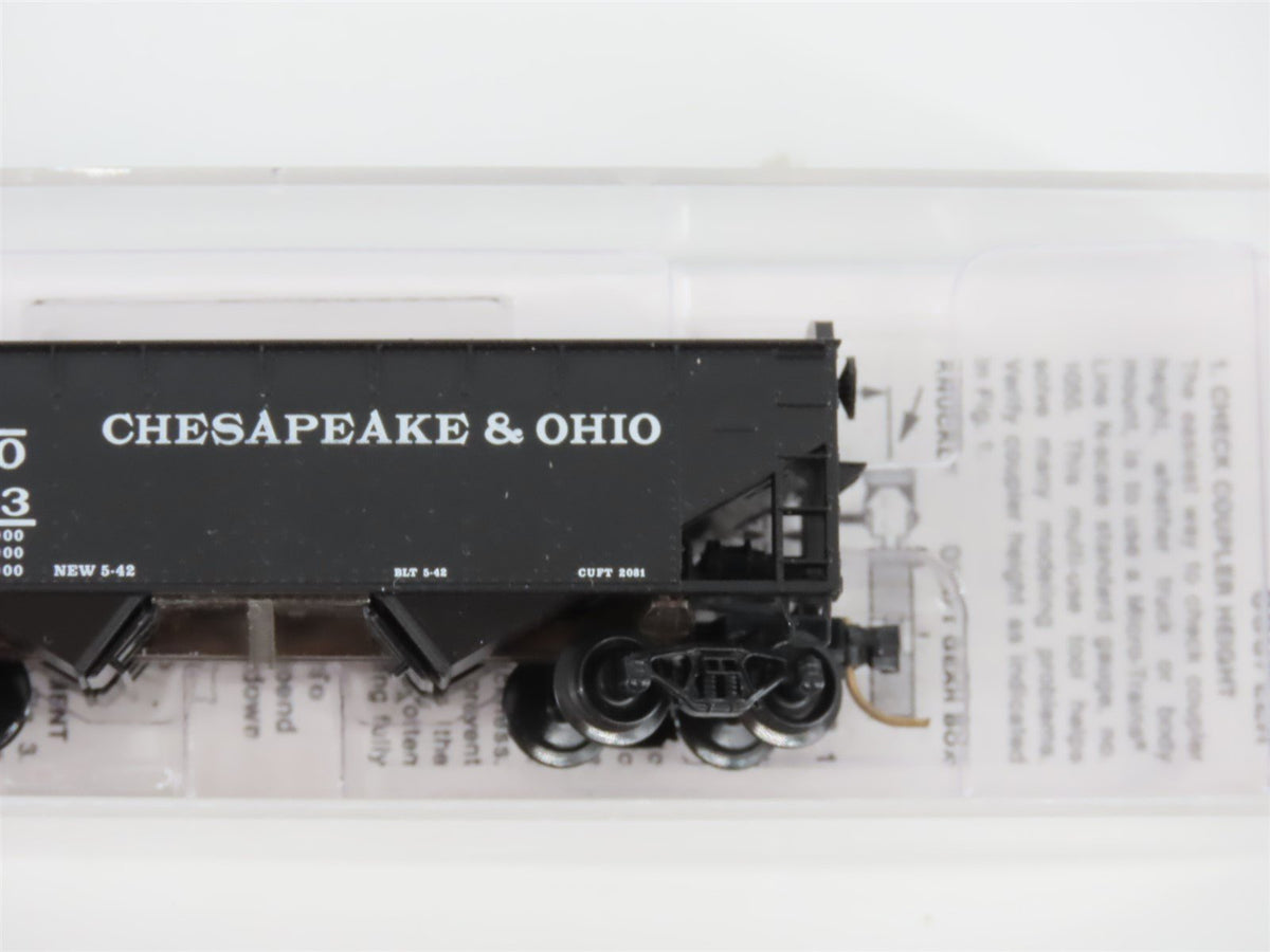 N Scale Micro-Trains MTL 86010 C&amp;O Chesapeake &amp; Ohio 33&#39; 2 Bay Hopper #52133