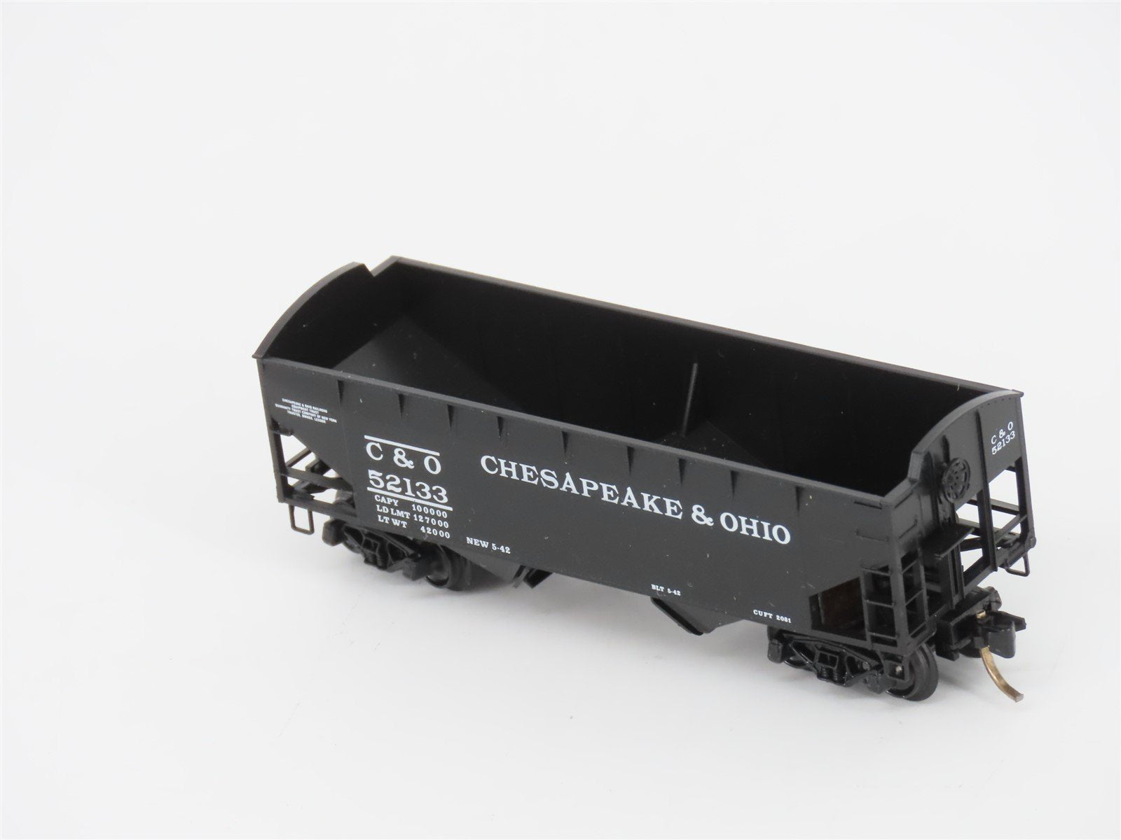 N Scale Micro-Trains MTL 86010 C&O Chesapeake & Ohio 33' 2 Bay Hopper #52133