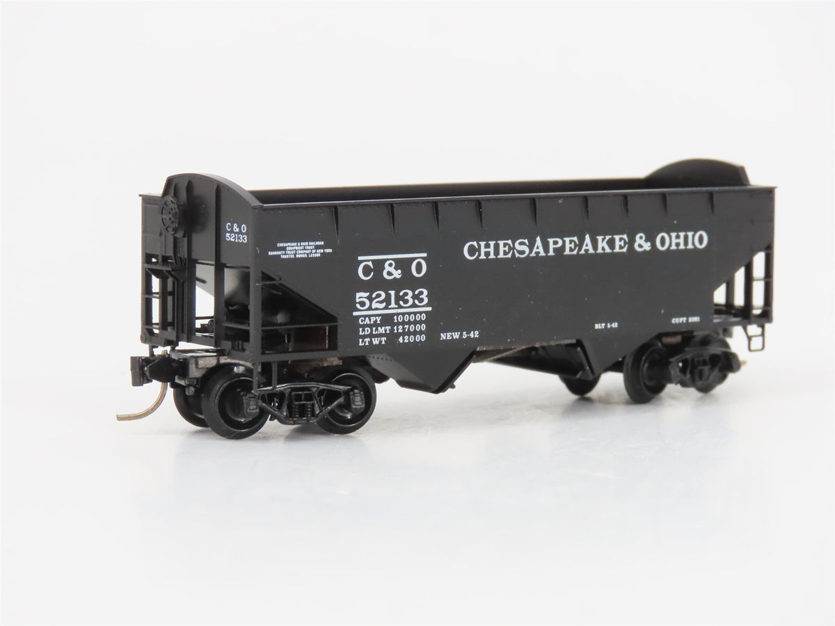 N Scale Micro-Trains MTL 86010 C&amp;O Chesapeake &amp; Ohio 33&#39; 2 Bay Hopper #52133