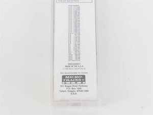N Scale Micro-Trains MTL 86010 C&O Chesapeake & Ohio 33' 2-Bay Hopper #51258