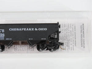 N Scale Micro-Trains MTL 86010 C&O Chesapeake & Ohio 33' 2-Bay Hopper #51256