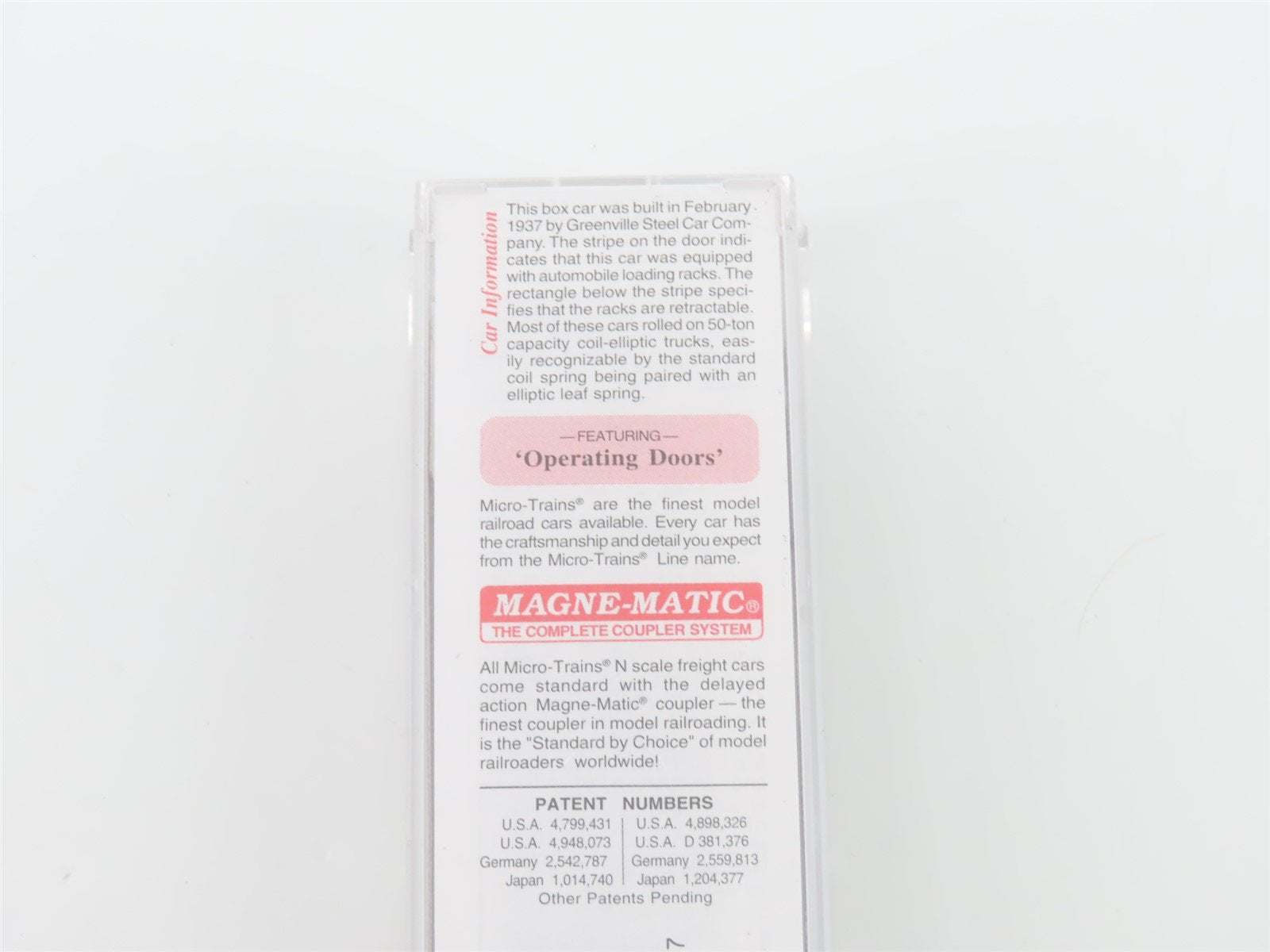 N Micro-Trains MTL 79050 VGN Virginian 50' Wagon Top Double Door Box Car #62000