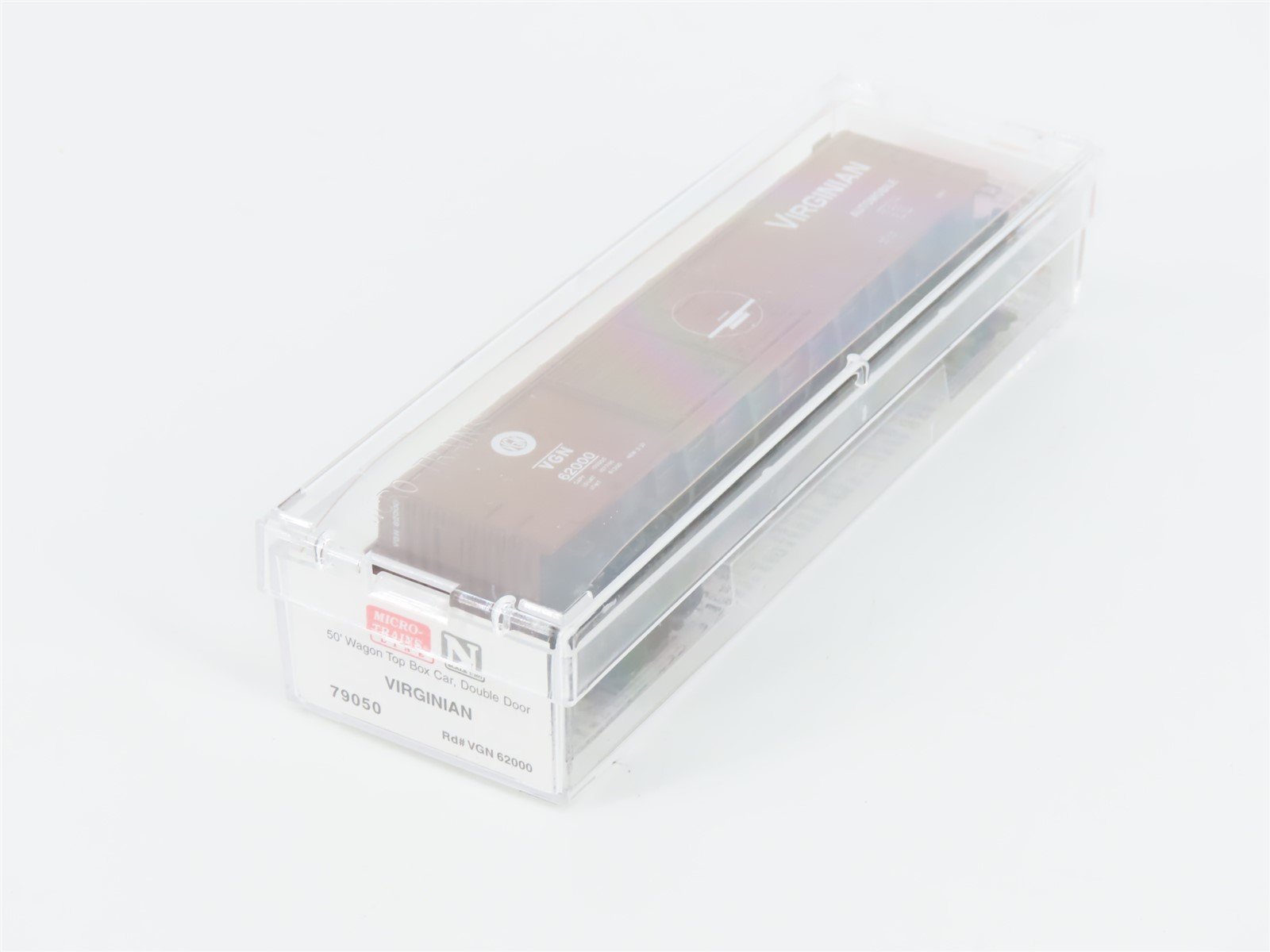 N Micro-Trains MTL 79050 VGN Virginian 50' Wagon Top Double Door Box Car #62000