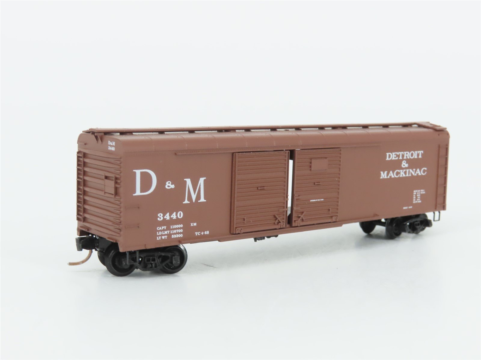 N Scale Micro-Trains MTL 79030 D&M Detroit & Mackinac Wagon Top Box Car #3440