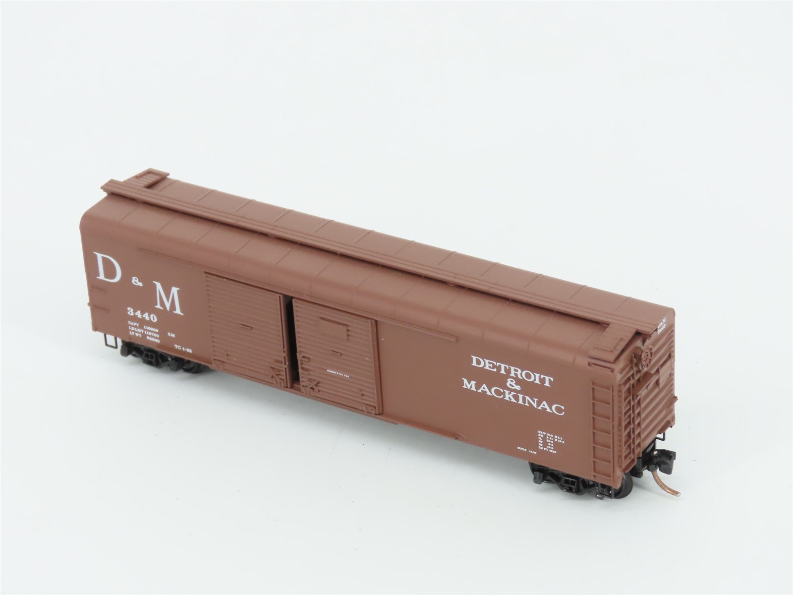 N Scale Micro-Trains MTL 79030 D&M Detroit & Mackinac Wagon Top Box Car #3440