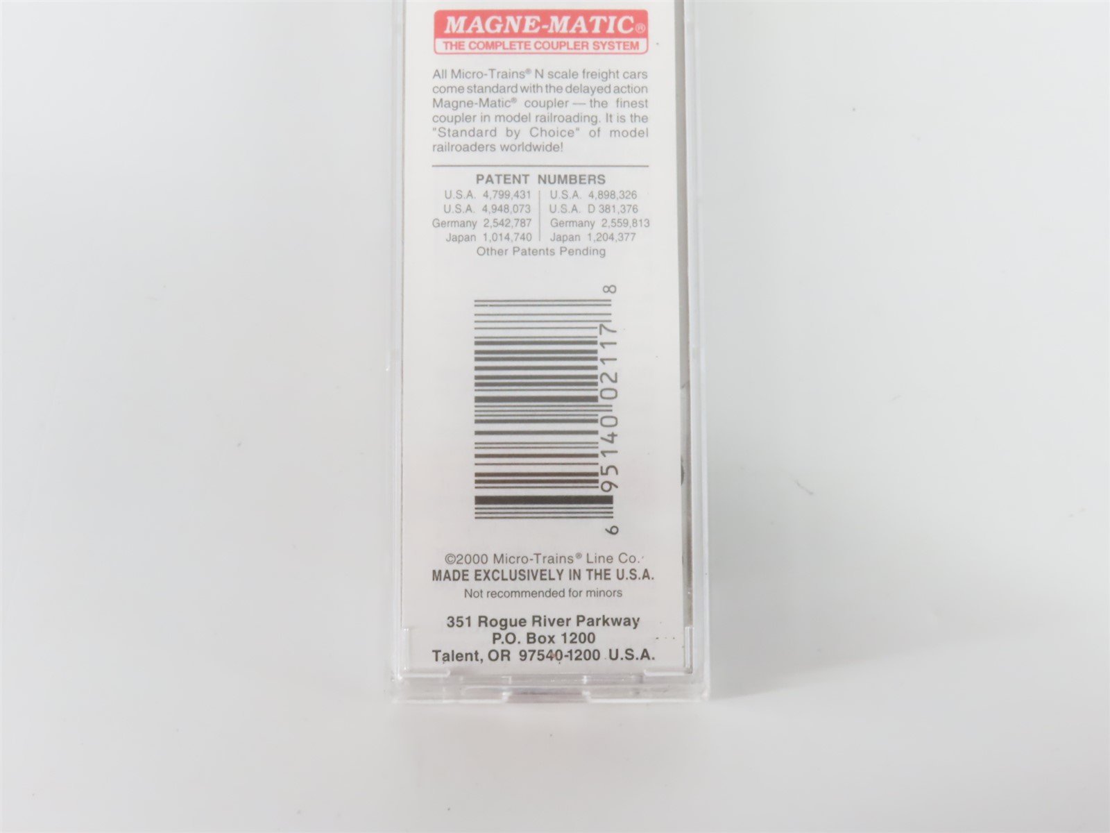 N Scale Micro-Trains MTL 79030 D&M Detroit & Mackinac Wagon Top Box Car #3440