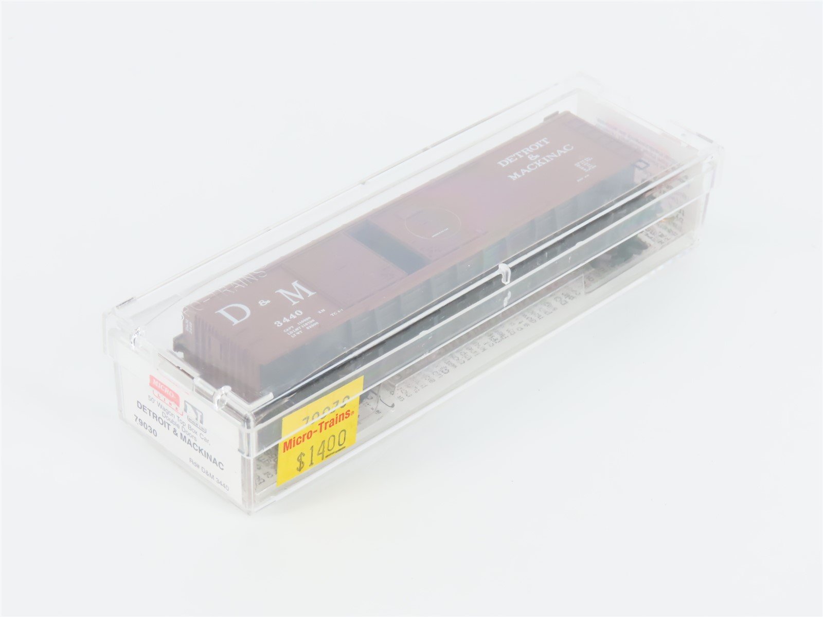N Scale Micro-Trains MTL 79030 D&M Detroit & Mackinac Wagon Top Box Car #3440