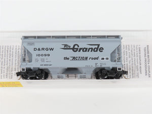 N Micro-Trains MTL 92020 D&RGW Rio Grande 2 Bay ACF Covered Hopper #10099