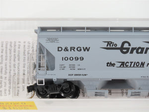 N Micro-Trains MTL 92020 D&RGW Rio Grande 2 Bay ACF Covered Hopper #10099