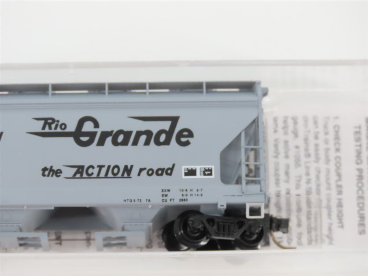 N Micro-Trains MTL 92020 D&amp;RGW Rio Grande 2 Bay ACF Covered Hopper #10099