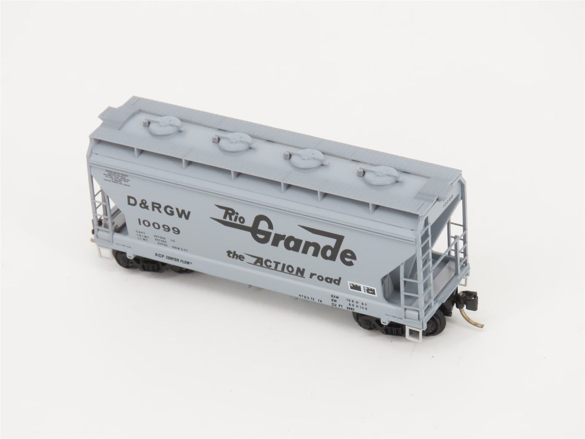 N Micro-Trains MTL 92020 D&amp;RGW Rio Grande 2 Bay ACF Covered Hopper #10099