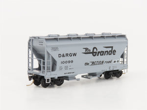 N Micro-Trains MTL 92020 D&RGW Rio Grande 2 Bay ACF Covered Hopper #10099