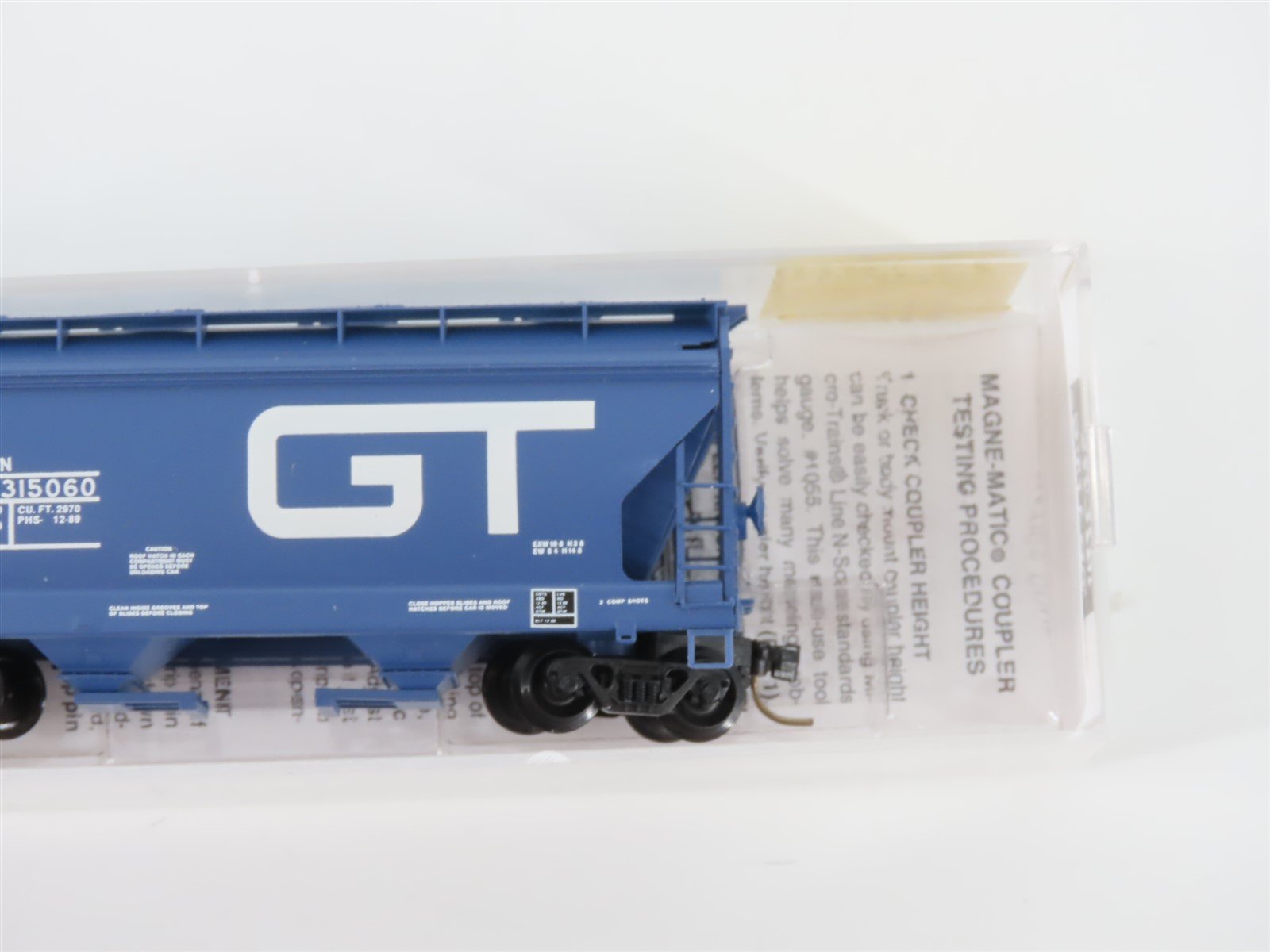 N Micro-Trains MTL 92010 GTW Grand Trunk Western 2 Bay Centerflow Hopper #315060