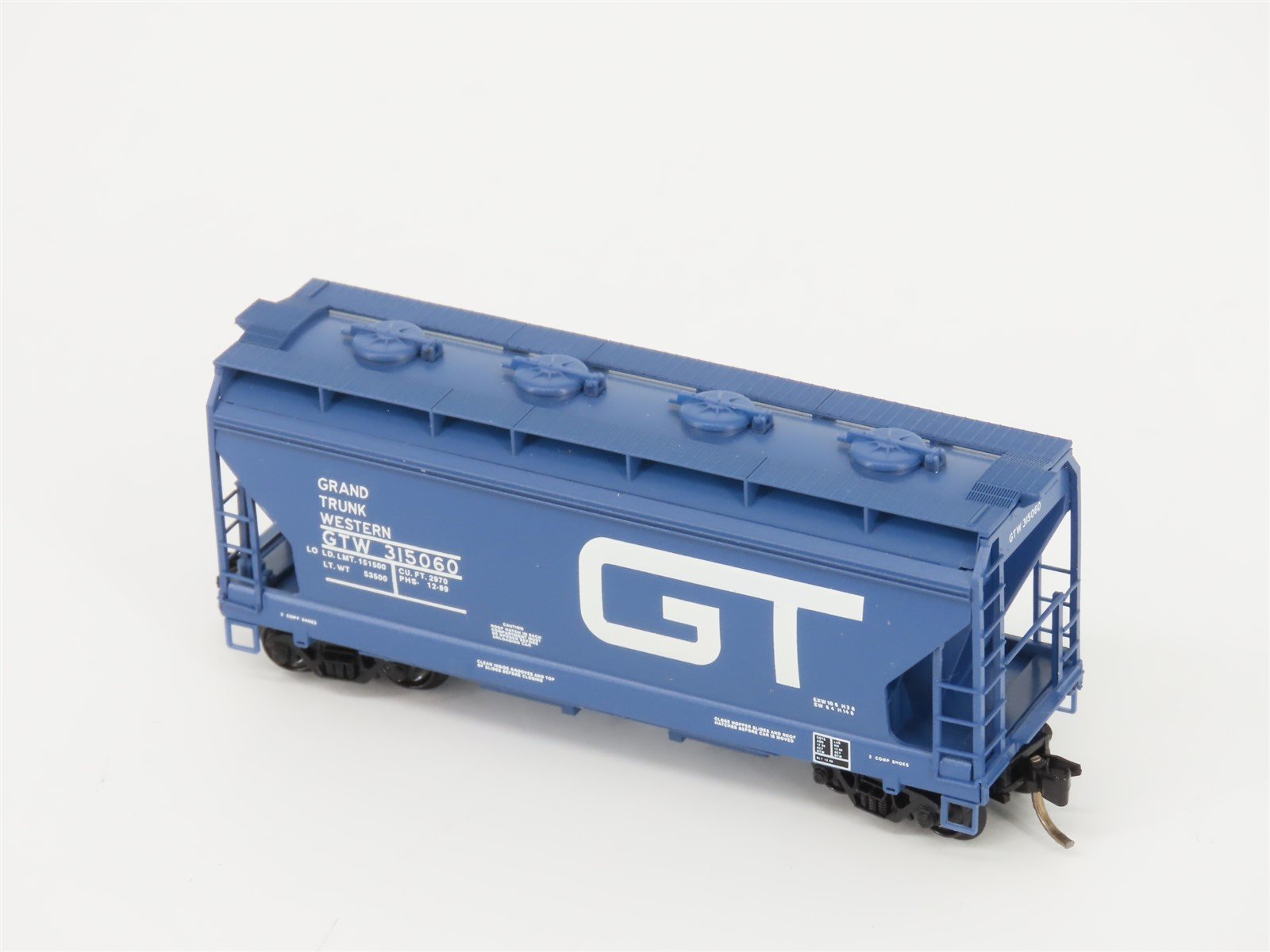 N Micro-Trains MTL 92010 GTW Grand Trunk Western 2 Bay Centerflow Hopper #315060