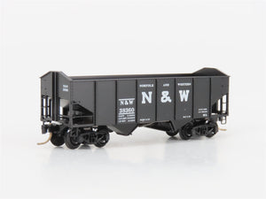 N Scale Micro-Trains MTL 91010 N&W Norfolk & Western 33' 2-Bay Hopper #38360