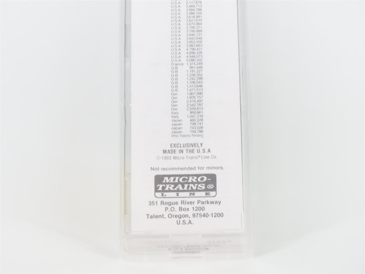 N Scale Micro-Trains MTL 91010 N&amp;W Norfolk &amp; Western 33&#39; 2-Bay Hopper #38360