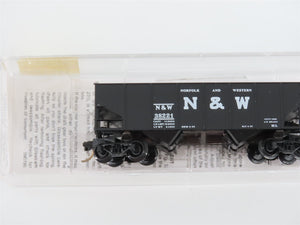 N Scale Micro-Trains MTL 91010 N&W Norfolk & Western 33' 2-Bay Hopper #38221