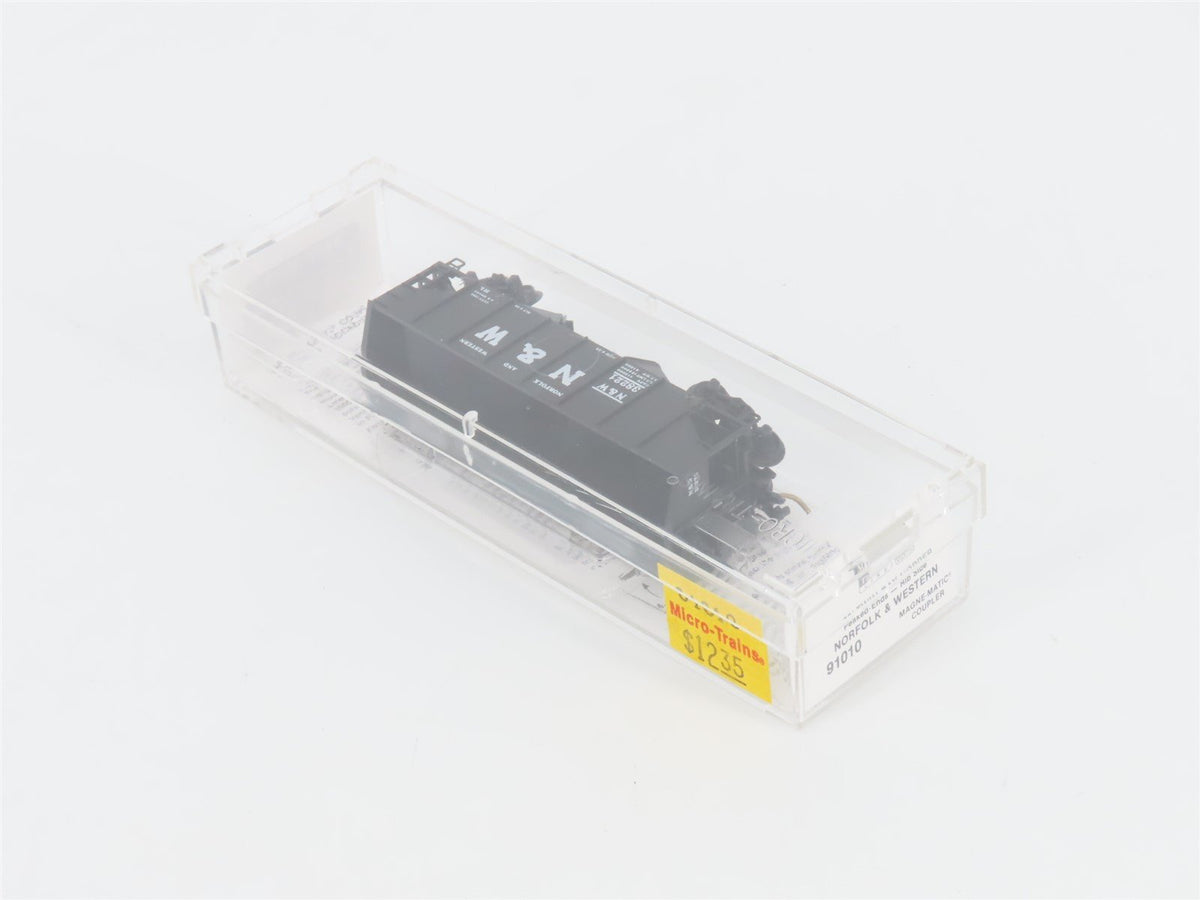 N Scale Micro-Trains MTL 91010 N&amp;W Norfolk &amp; Western 33&#39; 2-Bay Hopper #38221