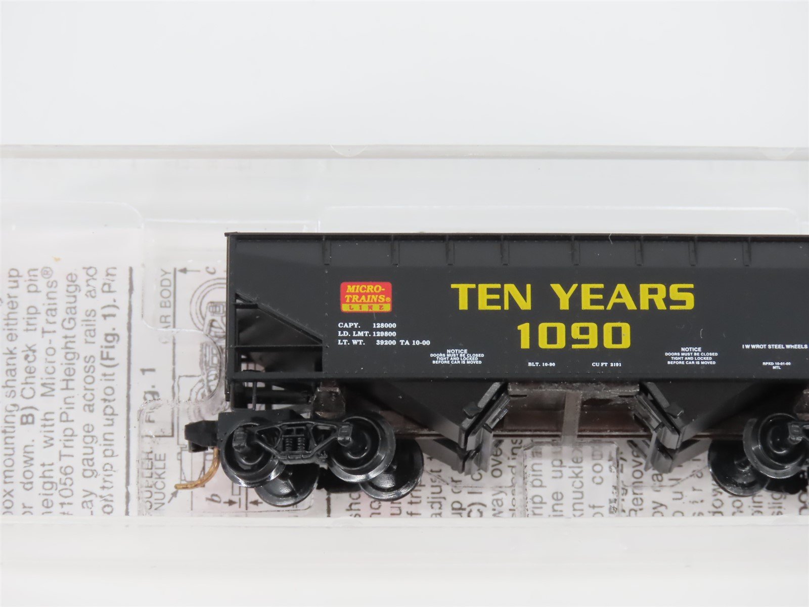 N Micro-Trains MTL 90020 Micro-Trains Line 10th Anniversary 2 Bay Hopper #1090