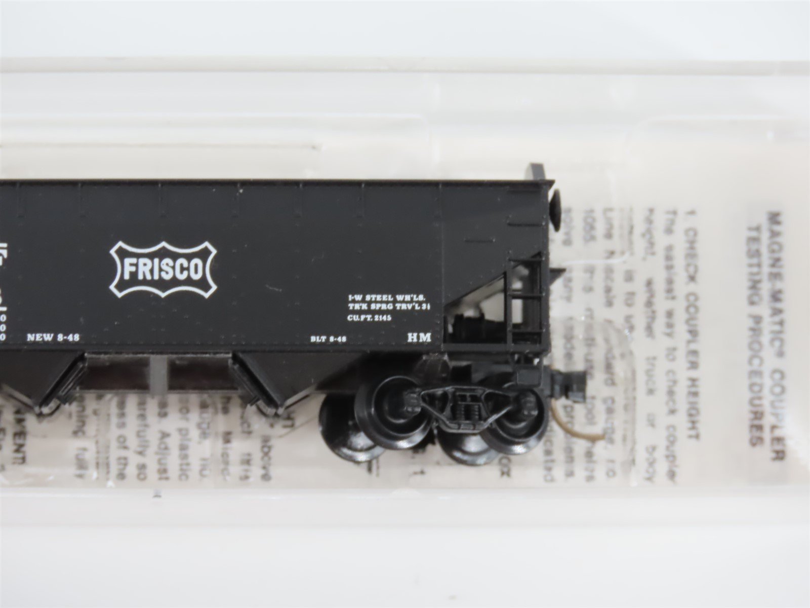 N Scale Micro-Trains MTL 88010 SLSF Frisco 33' 2-Bay Hopper #90248