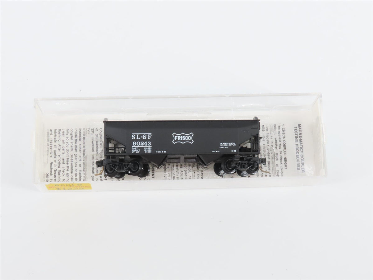 N Scale Micro-Trains MTL 88010 SLSF Frisco 33&#39; 2-Bay Hopper #90243