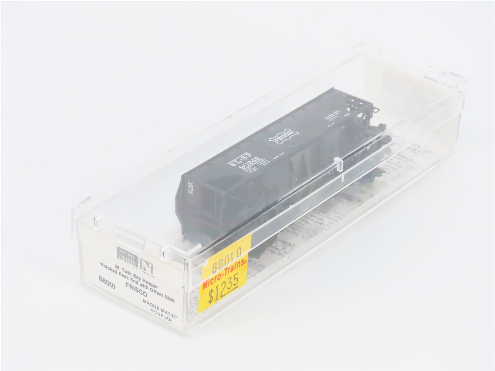 N Scale Micro-Trains MTL 88010 SLSF Frisco 33' 2-Bay Hopper #90243