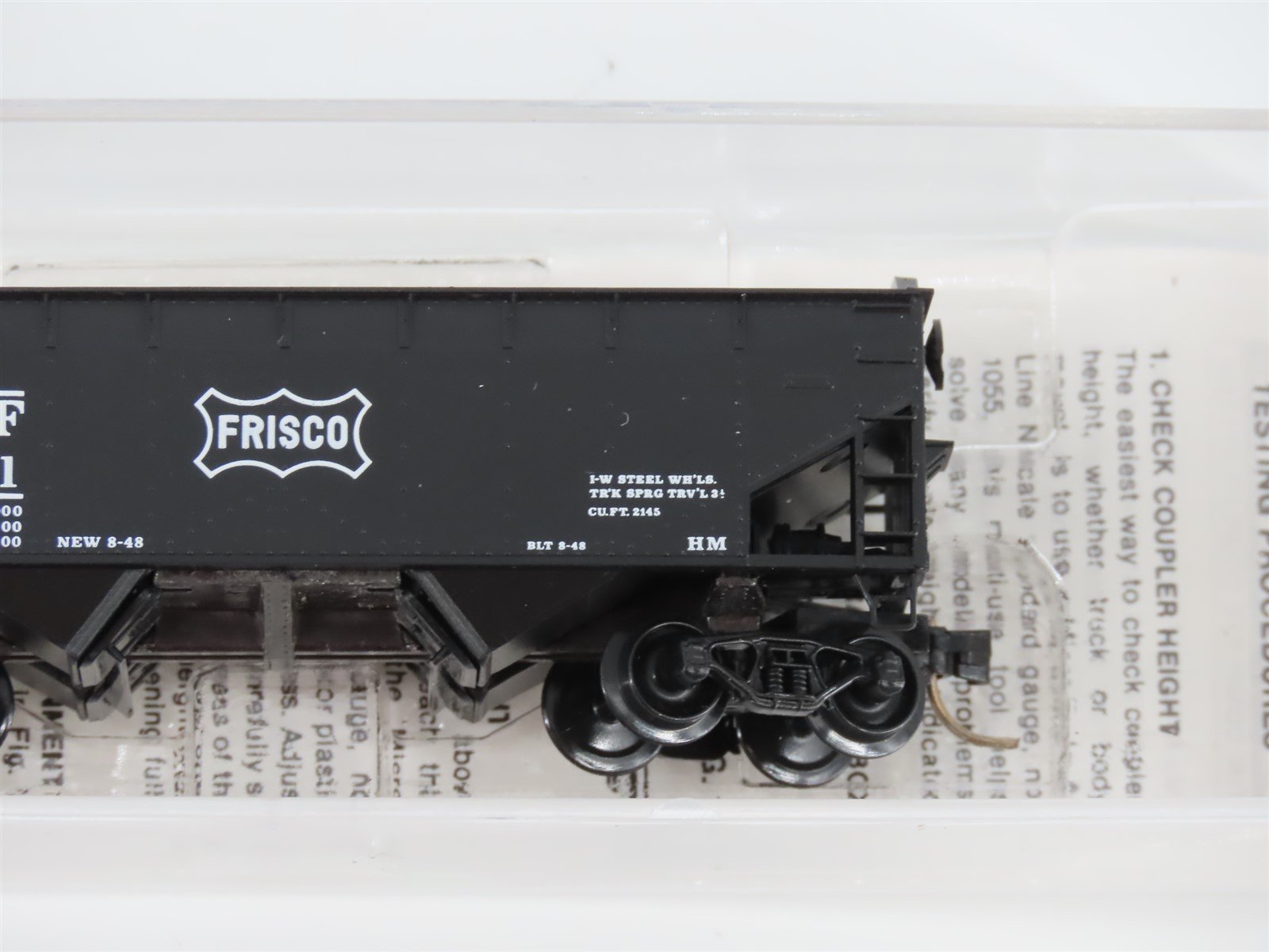 N Scale Micro-Trains MTL 88010 SLSF Frisco 33' 2-Bay Hopper #90241