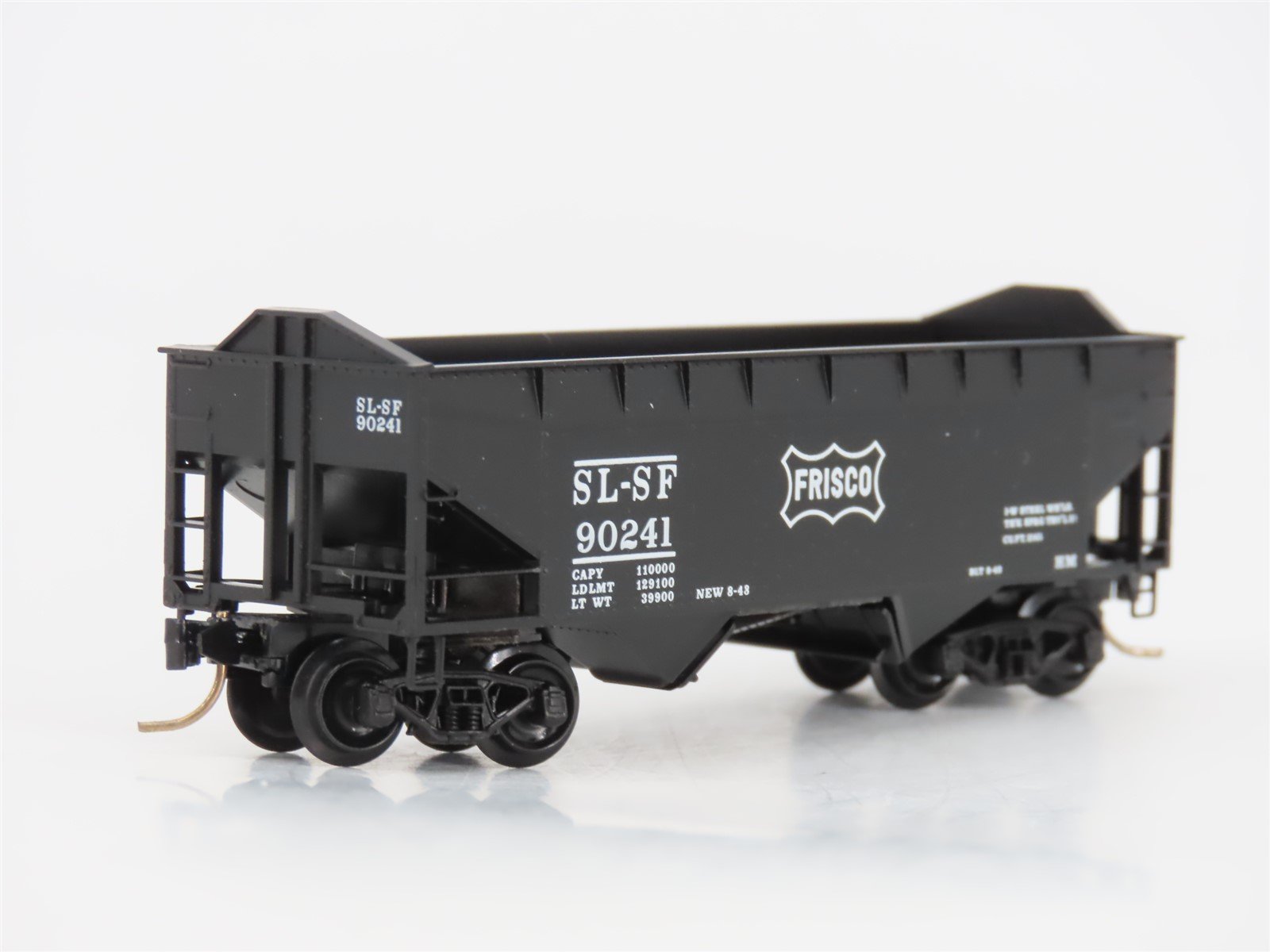 N Scale Micro-Trains MTL 88010 SLSF Frisco 33' 2-Bay Hopper #90241