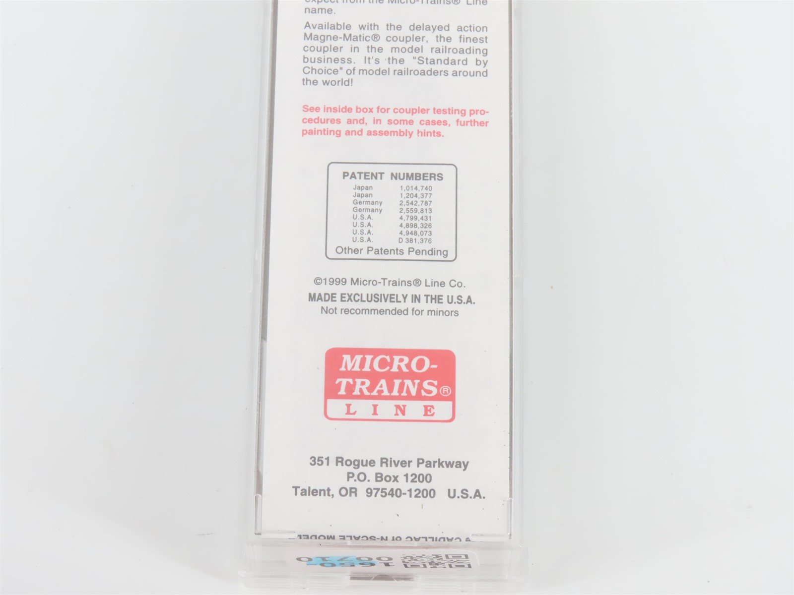N Micro-Trains MTL 79020 NP Northern Pacific 50' Double Door Box Car #39610