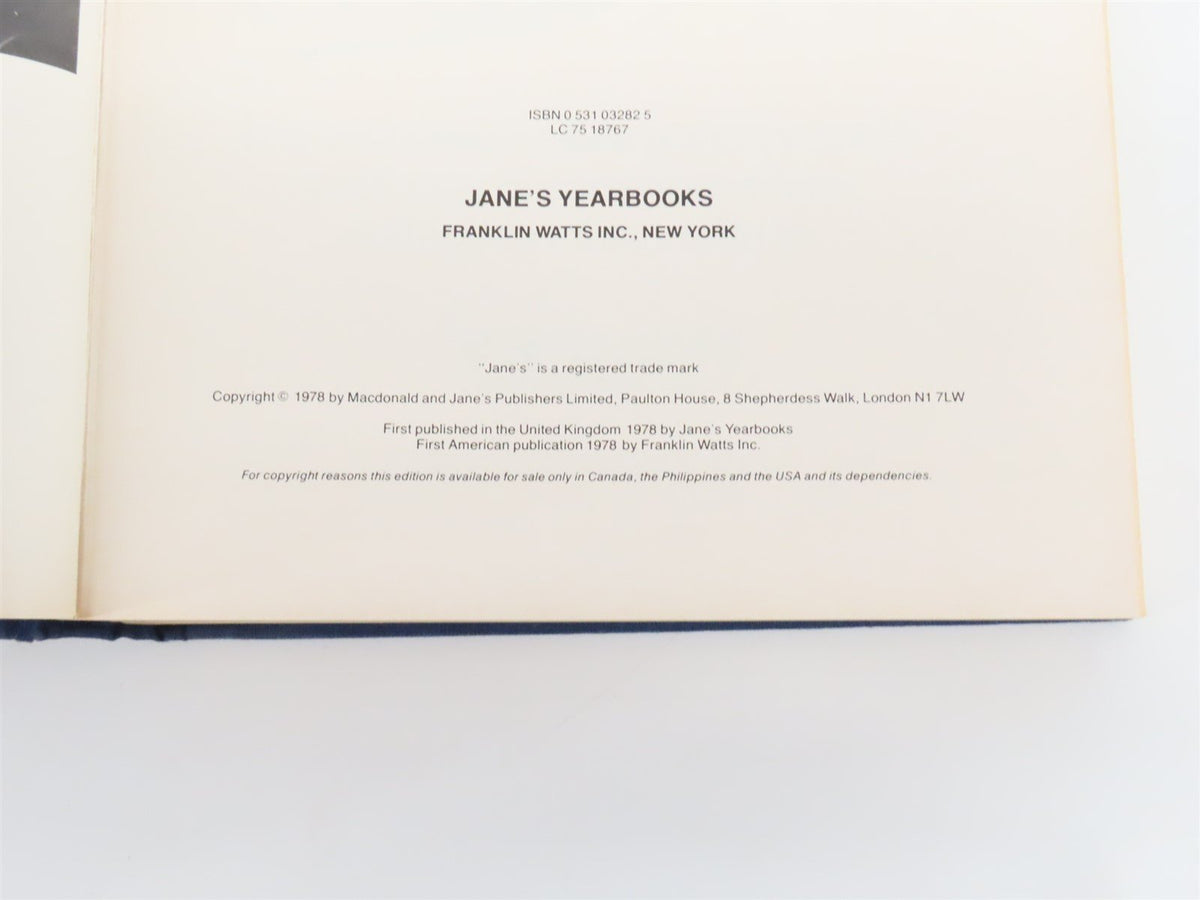 Jane&#39;s Ocean Technology 1978 Third Year Of Issue by R. L Trillo, Editor ©1979