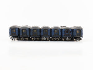 LOT of 7 HO Jouef CIWL Compagnie Internationale des Wagons-Lits Passenger Cars
