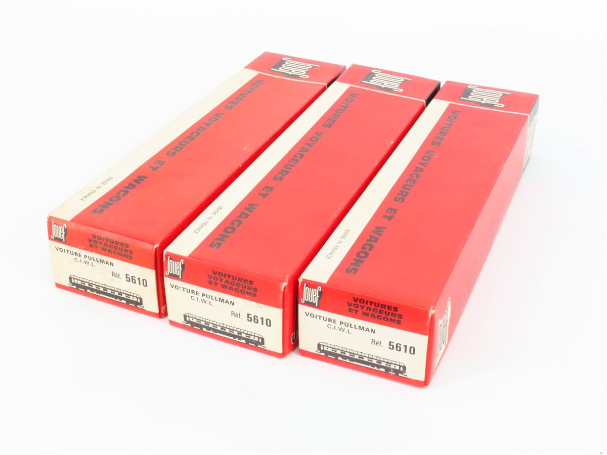LOT of 7 HO Jouef CIWL Compagnie Internationale des Wagons-Lits Passenger Cars