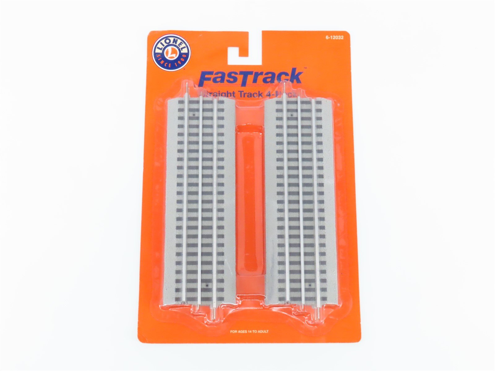 O Scale Lionel 6-12032 FasTrack 10" Straight Track 4-Pack SEALED
