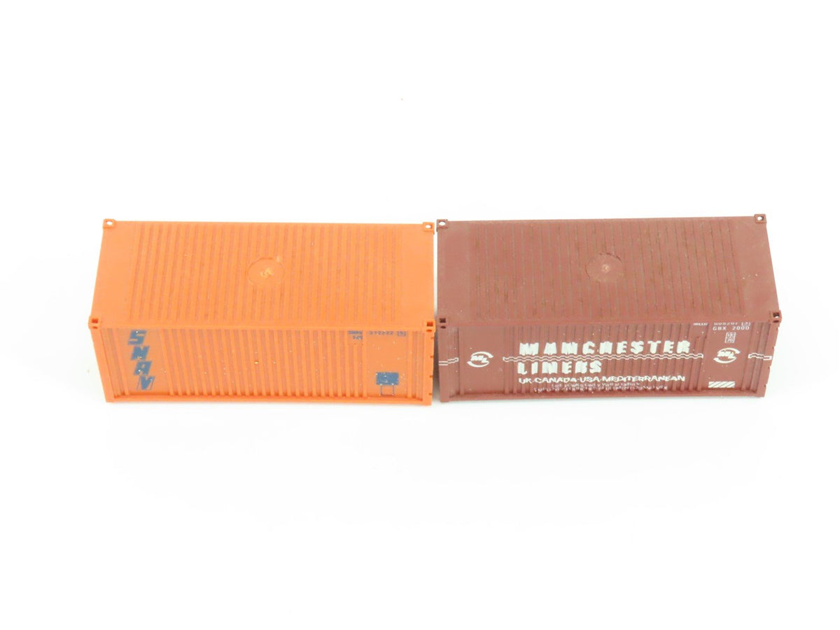 HO Scale Jouef 2631 SNCF SNAY ML Containers 4-Pack