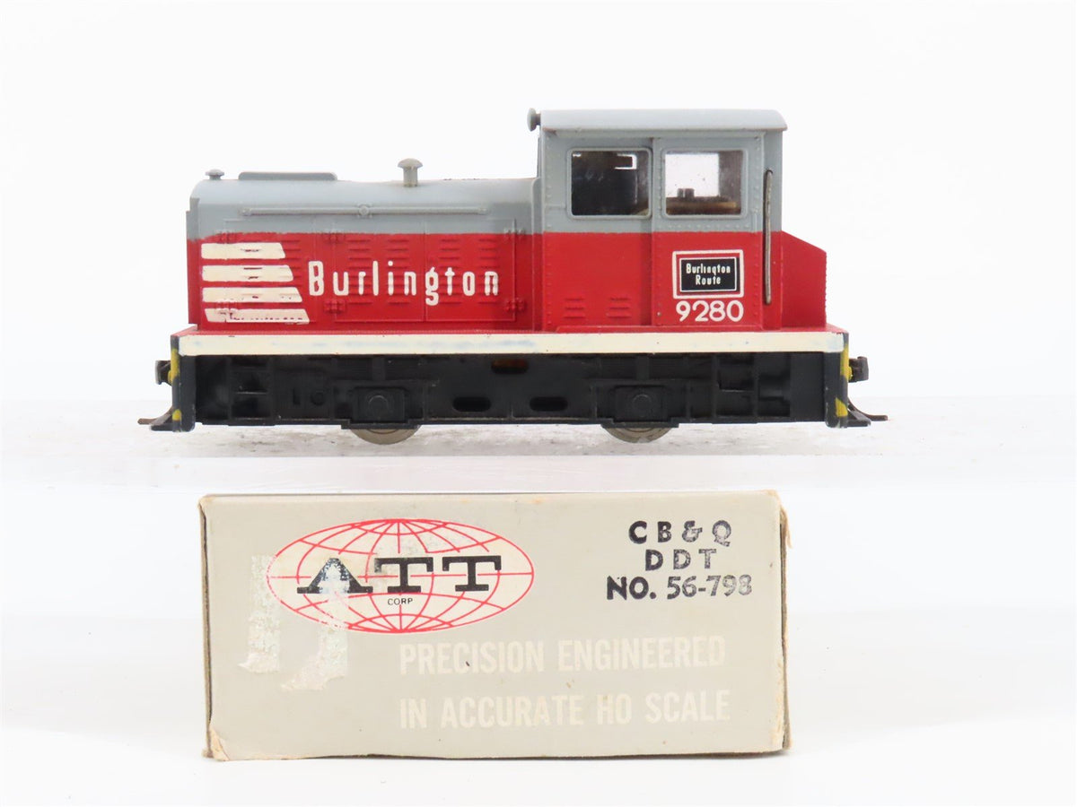 HO Scale ATT 56-798 CB&amp;Q Burlington Route Plymouth DDT Diesel Switcher #9280