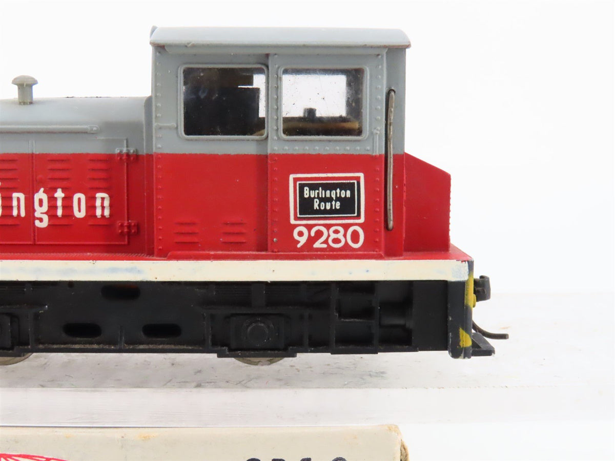 HO Scale ATT 56-798 CB&amp;Q Burlington Route Plymouth DDT Diesel Switcher #9280