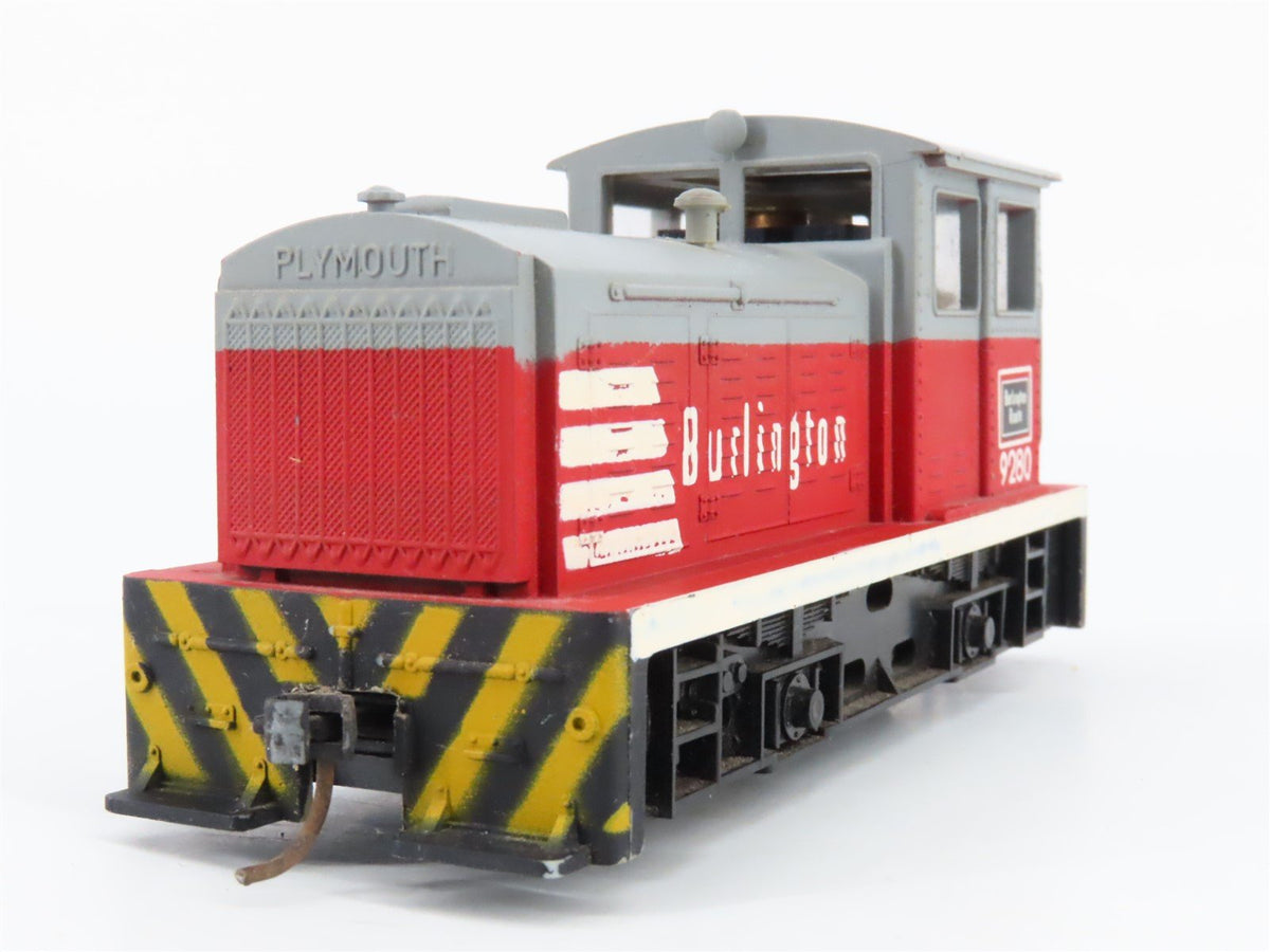 HO Scale ATT 56-798 CB&amp;Q Burlington Route Plymouth DDT Diesel Switcher #9280