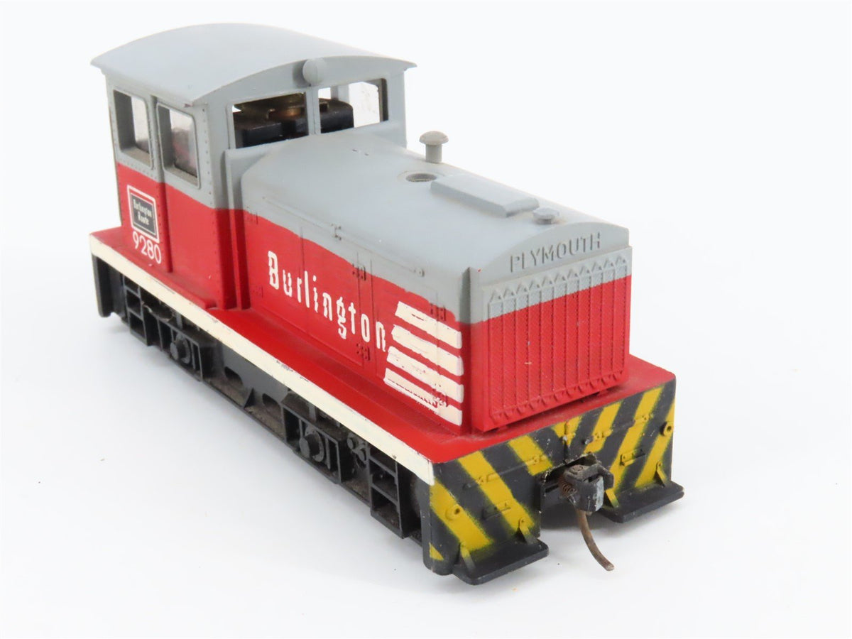 HO Scale ATT 56-798 CB&amp;Q Burlington Route Plymouth DDT Diesel Switcher #9280