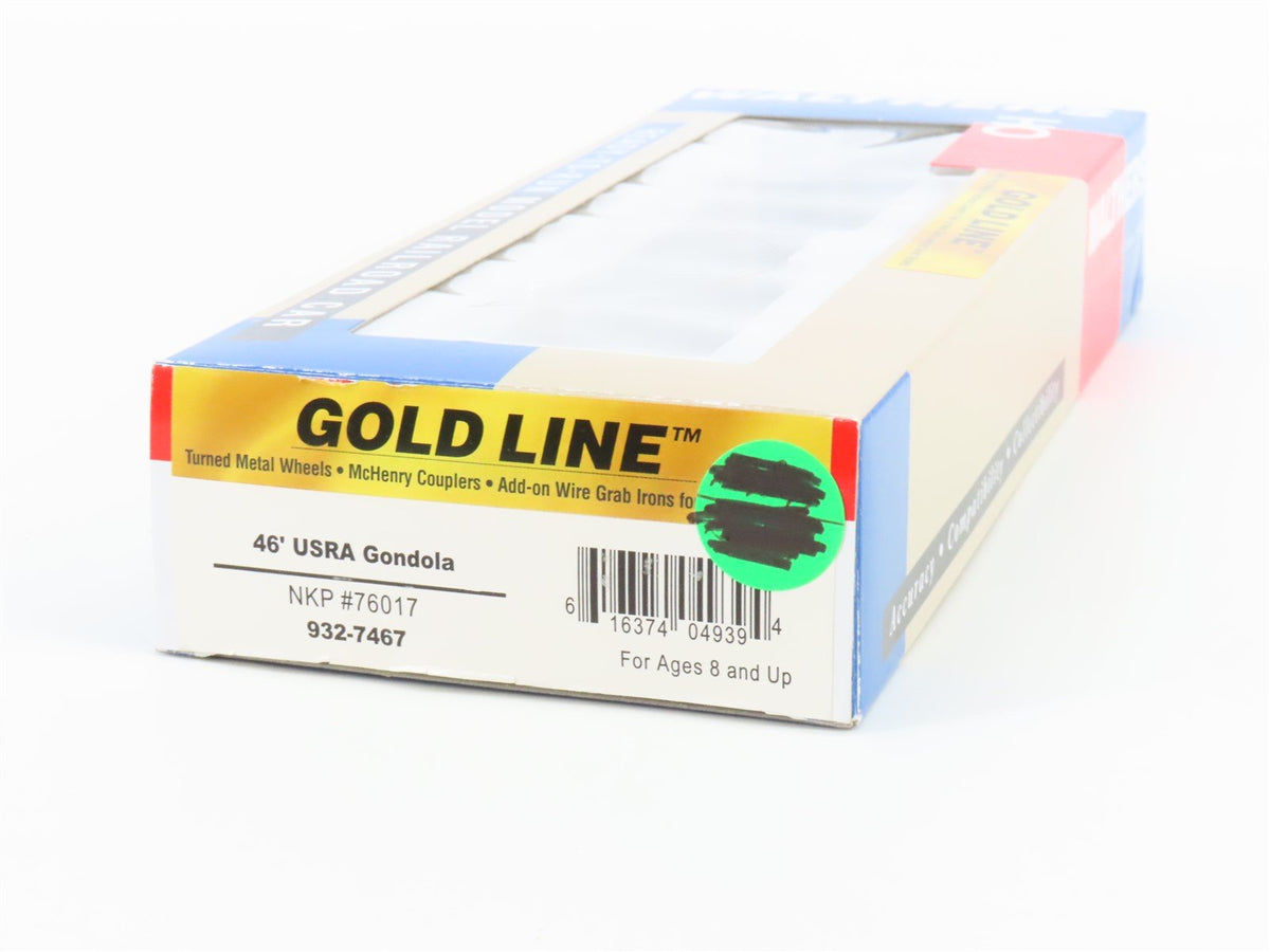 HO Scale Walthers Gold Line 932-7467 NKP Nickel Plate Road 46&#39; Gondola #76017