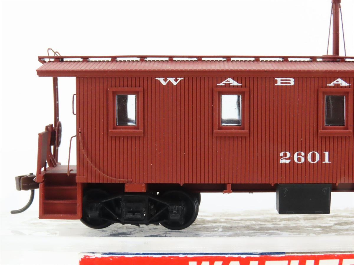 HO Scale Walthers 932-7505 WAB Wabash Railroad 30&#39; Wood Caboose #2601