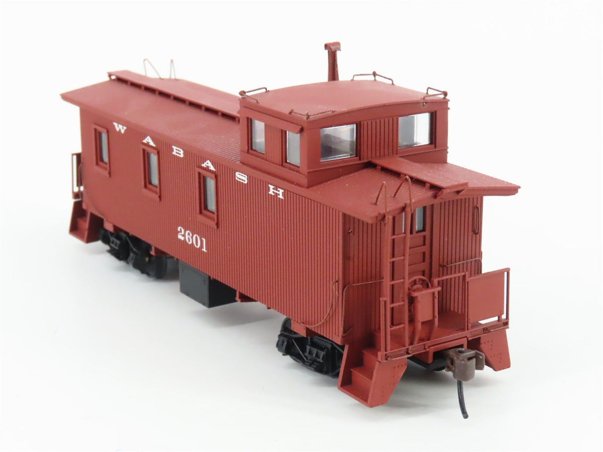 HO Scale Walthers 932-7505 WAB Wabash Railroad 30&#39; Wood Caboose #2601